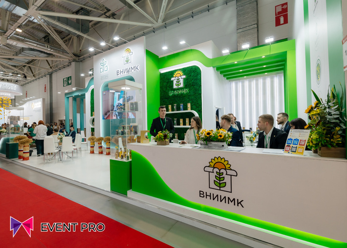 Застройка выставочного стенда НЦЗ и ВНИИМК на ЮгАгро 2025